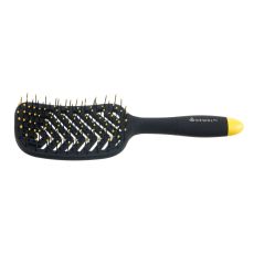 Dewal Щетка для укладки волос продувная широкая / Banana Black BNN82, черный