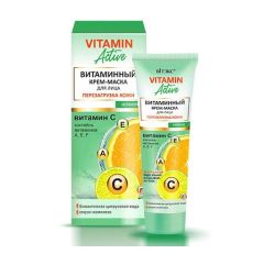 028874   Vitex VITAMIN ACTIVE. Ночной витаминный крем-маска для лица ПЕРЕЗАГРУЗКА КОЖИ, 40 мл