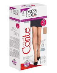 DRESS CODE 8 (3 штуки) Conte elegant Колготки Beige;Nero;Bronz