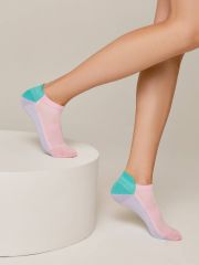 ACTIVE Ультракороткие Conte elegant Носки светло-розовый-бледно-фиолетовый