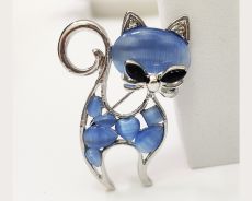 Брошь Кошка