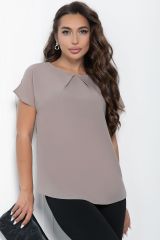 Б10955 Блуза LADY TAIGA Бежевая