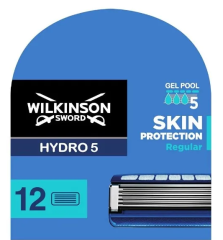 Кассеты для бритвы Schick (Wilkinson Sword) HYDRO-5 Skin Protection Regular (12шт)