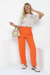Б11790 Брюки LADY TAIGA Апельсиновый