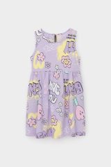 497937 CROCKID Платье пастельно-лиловый, позитив