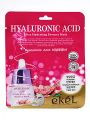 [EKEL] Маска для лица тканевая ГИАЛУРОНОВАЯ КИСЛОТА Hyaluronic Acid Ultra Hydrating Essence Mask, 25 мл