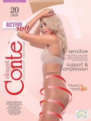ACTIVE SOFT 20 Conte elegant Колготки Nero;Natural;Bronz;Shade;Grafit;Mocca