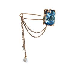 Брошь с кристаллами Swarovski