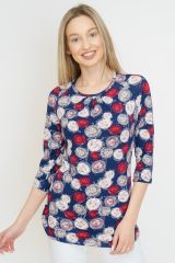 90171 Binita Джемпер сине-розовый