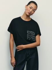 515008 ZARINA Футболка черный
