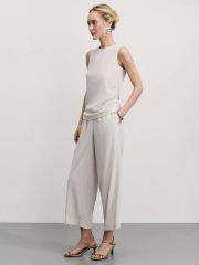 ZR2506012109-60 брюки женские молочный ZARINA
