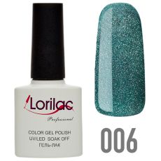 Гель лак Lorilac Professional Disco (светоотражающий) № 6 10 ml