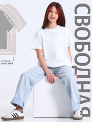 487850 Апрель Футболка белый
