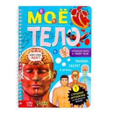 7041125 Книга с прозрачными страницами «Моё тело», 32 стр