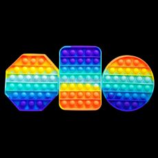Игрушка-антистресс Pop It Fidget Rainbow