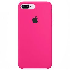 Силиконовый чехол для iPhone 7 Plus / 8 Plus неоново-розовый