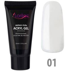 Акрил гель Lorilac 30 ml № 1 (прозрачный)