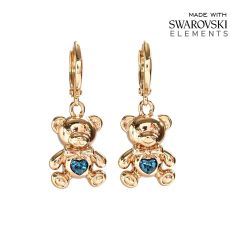 Серьги с кристаллами Swarovski