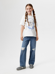 20210440111 Брюки джинсовые детские для девочек Reia синий ACOOLA Kids