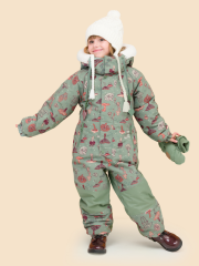 GZNW3292/1 Комбинезон для девочек Хаки(47) Pelican