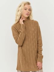 Туника женская 9242-94063 карамельный кофе NEWVAY