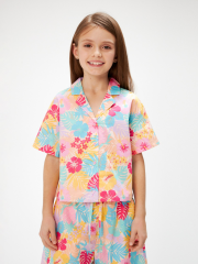 20230270006 Блузка детская для девочек Finic_bl цветной ACOOLA Kids