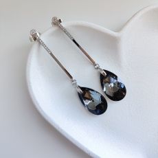 Серьги с кристаллами Swarovski