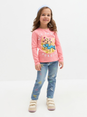 20220440047 Брюки джинсовые детские для девочек Sapodilla голубой ACOOLA Kids