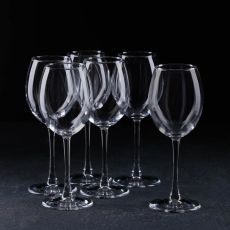 Бокалы для вина Paşabahçe Enoteca, 440 мл, набор 6 шт., стекло, прозрачные