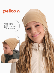 UFQZ3372U Шапка детская Песочный(34) Pelican