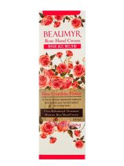 BEAUMYR Увлажняющий крем для рук с экстрактом розы / Rose Hand Cream, 100 мл