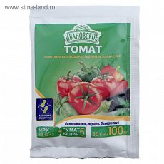 4207037 Удобрение «Ивановское» для томатов, перцев и баклажанов, 50 г.