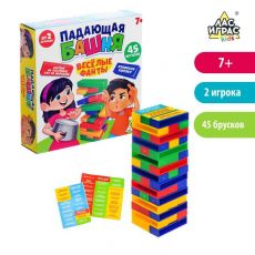 3440818 Настольная игра «Падающая башня. Весёлые фанты»