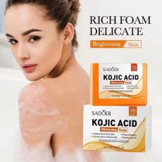 SADOER Отбеливающее мыло для лица и тела с койевой кислотой KOJIC ACID, 100г Арт.: 2847 Натуральное омолаживающее увлажняющее мыло с коевой кислотой для ухода за кожей лица. Благодаря уникальному сост