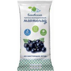 Мармелад «Бековский» черносмородиновый 260г (ГОСТ)