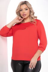 Б8367 Блуза LADY TAIGA Красная