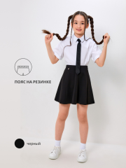 20240180078 Юбка детская для девочек Siren черный ACOOLA Kids