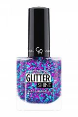 Лак-гель для ногтей GR Extreme Gel Shine Nail Lacquer Glitter - 211 Glitter Сине-фиолетовый (211)
