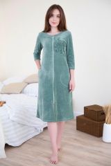 203895 Lika Dress Халат Зеленый