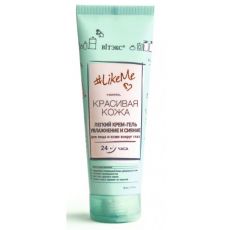 026815 Vitex LikeMe Красивая кожа. Лёгкий КРЕМ-ГЕЛЬ для лица и кожи вокруг глаз «Увлажнение и сияние», 50 мл