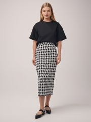 LU 2815 Conte elegant Юбка dogtooth
