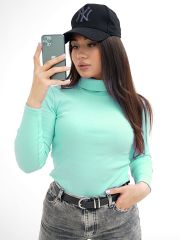 509297 ОПТМОДА Водолазка Ментоловый
