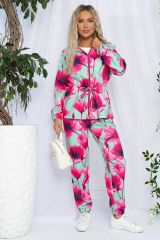 К13142-6М Костюм (Толстовка+Брюки) LADY TAIGA Розово-мятный