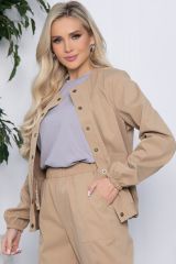 Б10557 Бомбер LADY TAIGA Беж