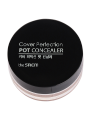 [THE SAEM] Консилер для лица КРЕМОВЫЙ Cover Perfection Pot Concealer 0.5 Ice Beige, 4 гр