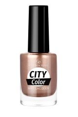 Лак для ногтей GR City Color Nail Lacquer (0-100) Коричневый (039)