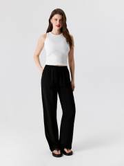 10200160735 Брюки жен. Dreyfous_pants черный CONCEPT CLUB Women