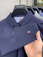 Мужское поло из чистого хлопка, 5 цветов