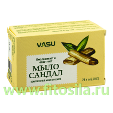 Мыло Сандал (Vasu Sandal) 75 гр Trichup