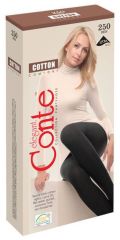 COTTON 250 Conte elegant Колготки Nero;Grafit